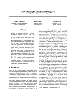 Self-Confirming Price Prediction Strategies for Simultaneous One