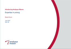 Our pricing simulation tool PriceManager