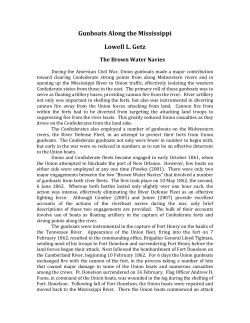 Gunboats Along the Mississippi Web Layout