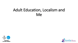 Providers must respond to the priorities set by local