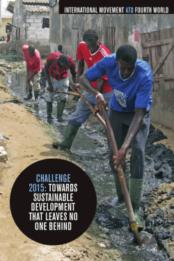challenge 2015: towards sustainable