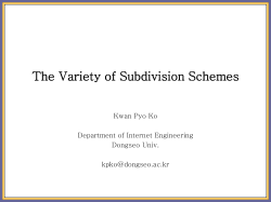 The Variety of Subdivision Schemes
