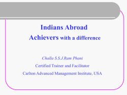 Indians and international success!