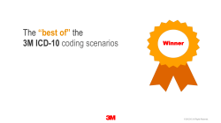 3M ICD-10 coding scenarios The &ldquo;best of&rdquo; the