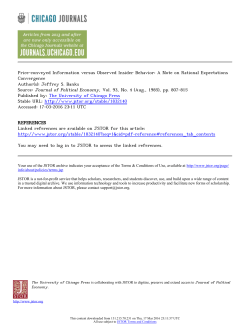 Price-conveyed Information versus Observed Insider Behavior: A