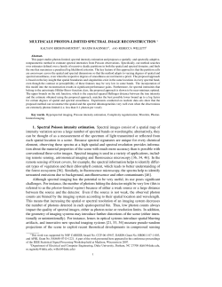 Multiscale photon-limited hyperspectral image