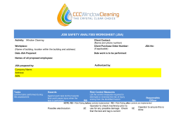 Job Safety Analysis Worksheet JSA