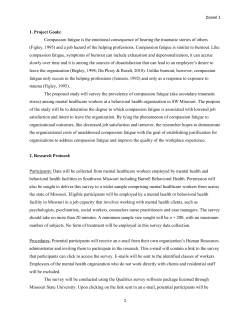 IRB Application JobSat - Missouri State University