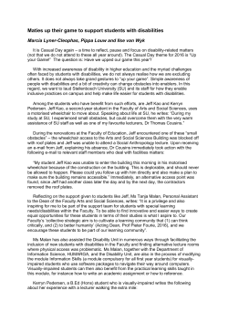 Maties up their game to support students with disabilities