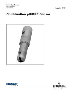 Combination pH/ORP Sensor