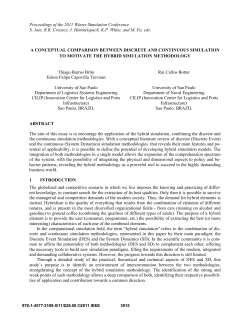 a conceptual comparison between discrete and continuous