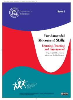 Fundamental Movement Skills - The Department of Education