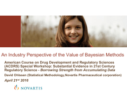 An Industry Perspective of the Value of Bayesian Methods