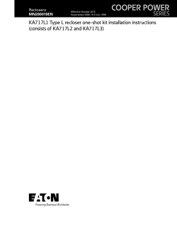 MN280019EN KA717L1 Type L Recloser One