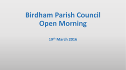 Birdham Parish Council open day