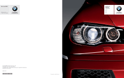 Service and Warranty Information 2013 X1 X3 X5 X6 The Ultimate