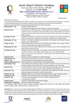 South Ossett Infants` Academy Vicar Lane, Ossett, West Yorkshire