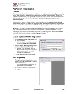 Image Capture - Office of Information Technology