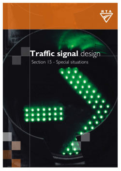 Traffic Signal Design Section 15