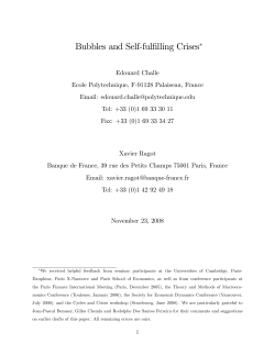 Bubbles and Self$fulfilling Crises"