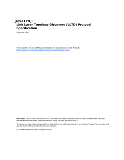 LLTD - Microsoft