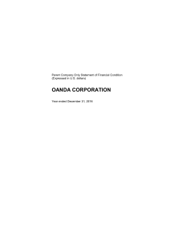 OANDA CORPORATION