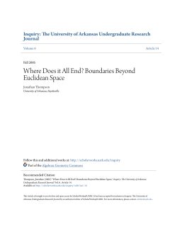 Boundaries Beyond Euclidean Space