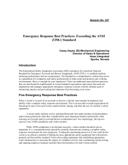 Emergency Response Best Practices: Exceeding the