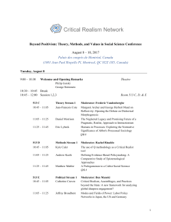 Beyond Positivism: Theory, Methods, and Values in Social Science