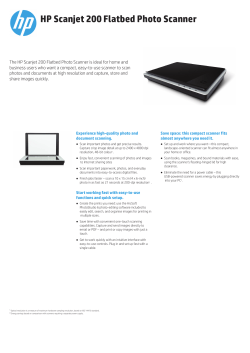 HP Scanjet 200 Flatbed Photo Scanner