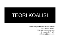 teori koalisi - WordPress.com