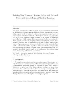PDF (Refining Non-Taxonomic Relation Labels with External