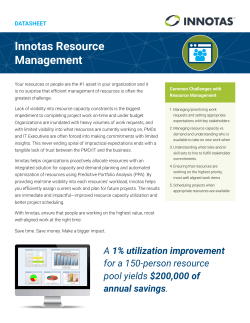 Innotas Resource Management