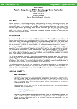 Genetic Algorithms Application
