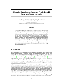Scheduled Sampling for Sequence Prediction with Recurrent Neural