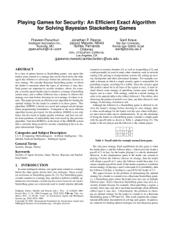 An Efficient Exact Algorithm for Solving Bayesian