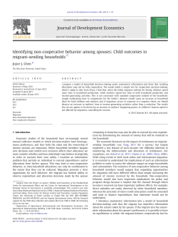 Identifying non-cooperative behavior among spouses: Child
