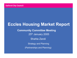 Eccles Housing Market Report