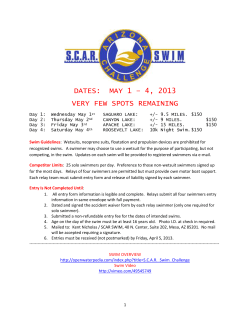 DATES: MAY 1 &ndash; 4, 2013 VERY FEW SPOTS REMAINING Day 1