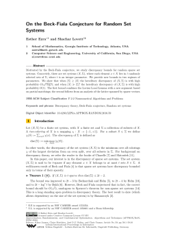 On the Beck-Fiala Conjecture for Random Set Systems