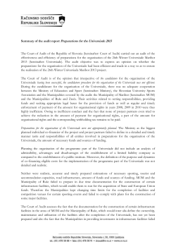 Audit report abstract