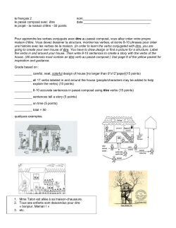 la maison d`&ecirc;tre