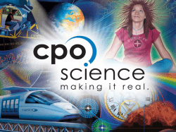 CPO Science Overview