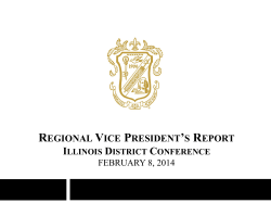 2010 District of Illinois Executive Leadership Meeting *What does it