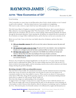 AOTW: &ldquo;New Economics of Oil&rdquo;