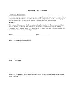 Level 1 Workbook - PSIA-NRM