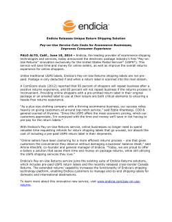 Endicia Releases Unique Return Shipping Solution Pay-on