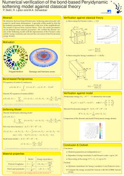 P. Diehl, R. Lipton and M.A. Schweitzer Abstract Motivation Bond