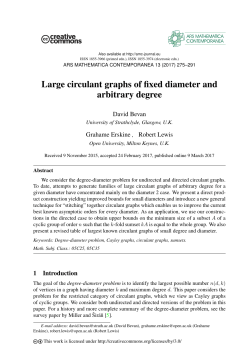 Large circulant graphs of fixed diameter and arbitrary degree