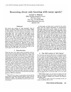 1993-Reasoning about Only Knowing with Many Agents